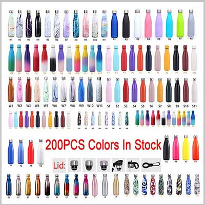 500ml stainless steel water bottles