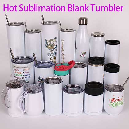 hot sublimation blank tumbler