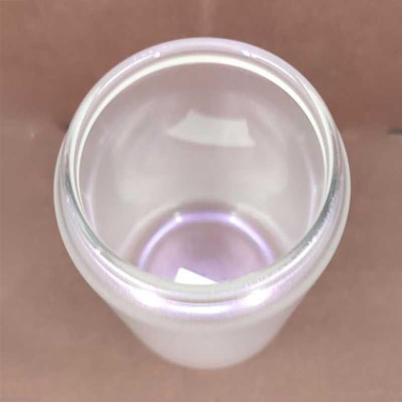12oz sublimation iridescent glass can